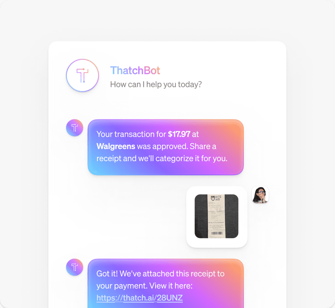 Compliance and support via Ask Thatch