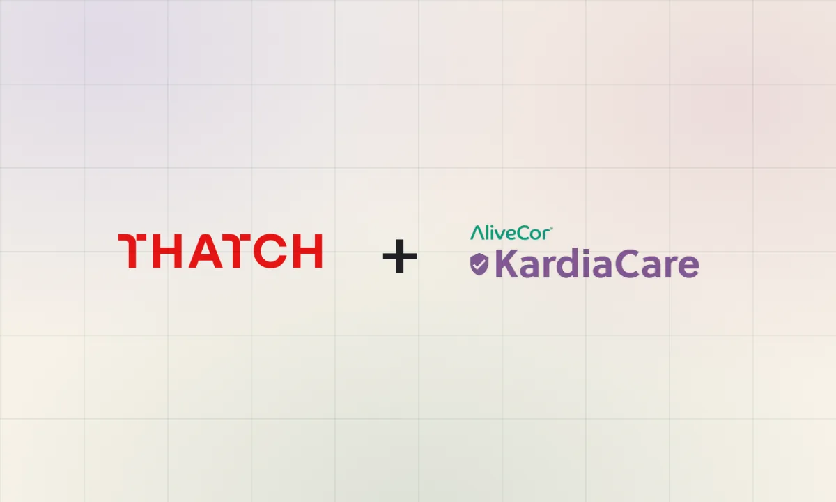 Thatch Partners with AliveCor to Offer KardiaCare Plus Through Its Marketplace