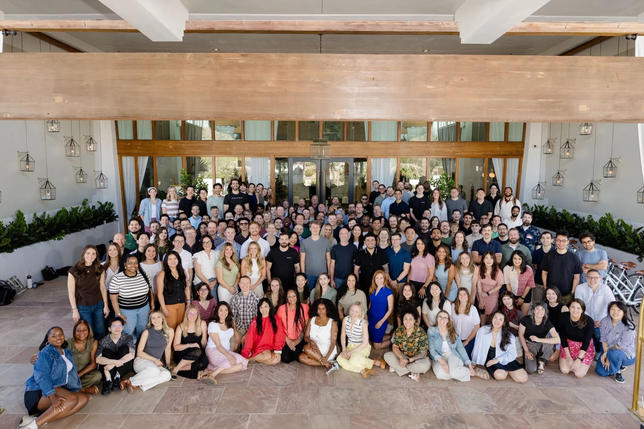 The Thatch team gathered for a group photo